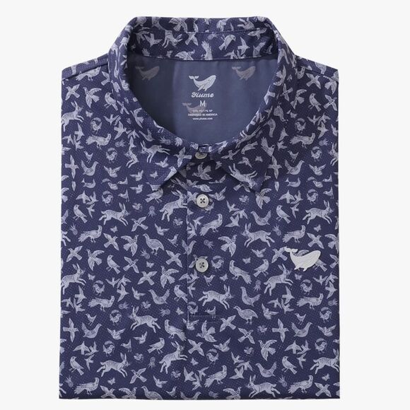 Yiume Island Daydream Hawaiian Island Daydream Print Short Sleeve Polo 2XL NWT - Picture 3 of 6